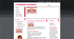 Desktop Screenshot of cukrarna-pusinka.webnode.cz