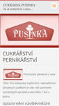 Mobile Screenshot of cukrarna-pusinka.webnode.cz