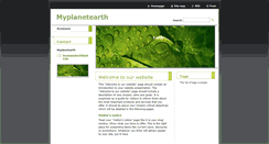 Desktop Screenshot of myplanetearth.webnode.com