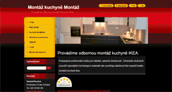 Desktop Screenshot of namontujemkuchyn.webnode.cz