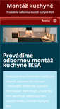Mobile Screenshot of namontujemkuchyn.webnode.cz