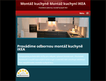 Tablet Screenshot of namontujemkuchyn.webnode.cz