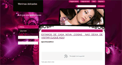 Desktop Screenshot of delicadasmeninas.webnode.com.br