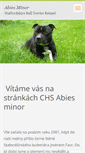 Mobile Screenshot of abies-minor.webnode.cz