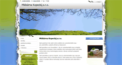 Desktop Screenshot of mlekarnakopecky.webnode.cz