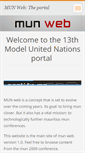 Mobile Screenshot of mun09.webnode.com