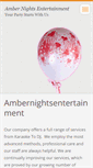 Mobile Screenshot of ambernightsentertainment.webnode.com