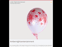Tablet Screenshot of ambernightsentertainment.webnode.com