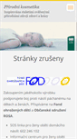 Mobile Screenshot of prirodnikosmetika.webnode.com