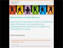 Tablet Screenshot of comodecirno.webnode.es