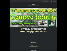 Tablet Screenshot of megagrowshop.webnode.cz