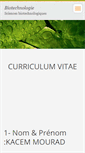 Mobile Screenshot of biotechnologie.webnode.fr