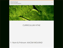 Tablet Screenshot of biotechnologie.webnode.fr