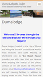 Mobile Screenshot of dumalodge.webnode.com