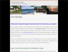 Tablet Screenshot of dumalodge.webnode.com