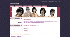 Desktop Screenshot of llovelysimss.webnode.cz