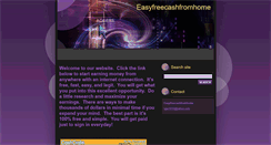 Desktop Screenshot of easyfreecashfromhome.webnode.com