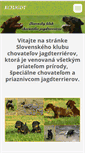 Mobile Screenshot of jagdterrierclub.webnode.sk