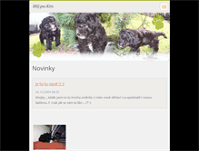 Tablet Screenshot of mujpes-kim.webnode.cz