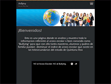 Tablet Screenshot of bullyingiindeq.webnode.es