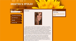 Desktop Screenshot of kristinoliver-efolio.webnode.com