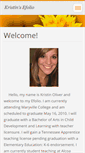 Mobile Screenshot of kristinoliver-efolio.webnode.com