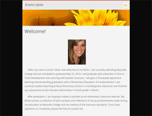 Tablet Screenshot of kristinoliver-efolio.webnode.com