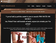 Tablet Screenshot of men-massage.webnode.cz