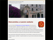Tablet Screenshot of cienciasagradapopulorum.webnode.com.ar
