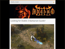 Tablet Screenshot of diablo3guide.webnode.com