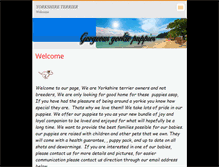 Tablet Screenshot of kelvinyorkies.webnode.com