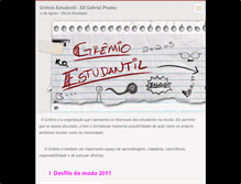 Tablet Screenshot of gremioestudantil2011.webnode.com.br