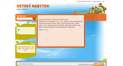 Desktop Screenshot of detsky-nabytok.webnode.sk