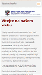 Mobile Screenshot of maticeslezska.webnode.com