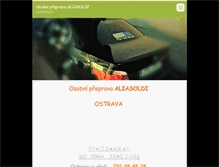 Tablet Screenshot of osobnipreprava.webnode.cz