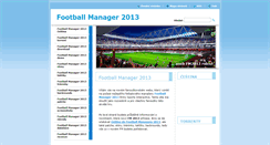 Desktop Screenshot of footballmanager2010.webnode.cz