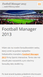 Mobile Screenshot of footballmanager2010.webnode.cz