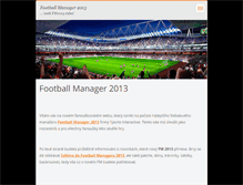Tablet Screenshot of footballmanager2010.webnode.cz