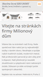 Mobile Screenshot of milionovydum.webnode.cz