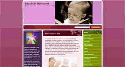 Desktop Screenshot of educacaoreflexiva.webnode.com.br