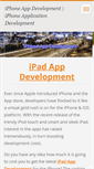 Mobile Screenshot of iphoneappsdevelopment.webnode.com
