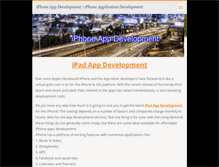 Tablet Screenshot of iphoneappsdevelopment.webnode.com