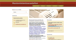 Desktop Screenshot of mantenimientoscastellon.webnode.es