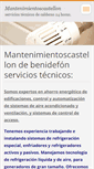 Mobile Screenshot of mantenimientoscastellon.webnode.es
