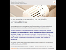 Tablet Screenshot of mantenimientoscastellon.webnode.es
