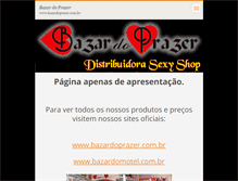 Tablet Screenshot of bazardomotel.webnode.com.br
