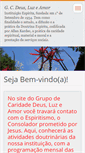 Mobile Screenshot of gcdeusluzeamor.webnode.com.br