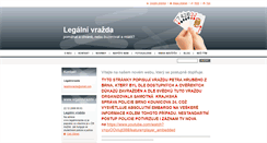 Desktop Screenshot of legalnivrazda.webnode.cz