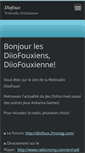 Mobile Screenshot of diofoux.webnode.fr