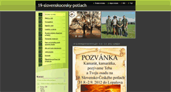 Desktop Screenshot of 19-slovenskocesky-potlach.webnode.sk